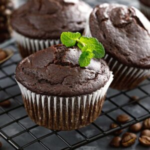 Muffins de chocolate